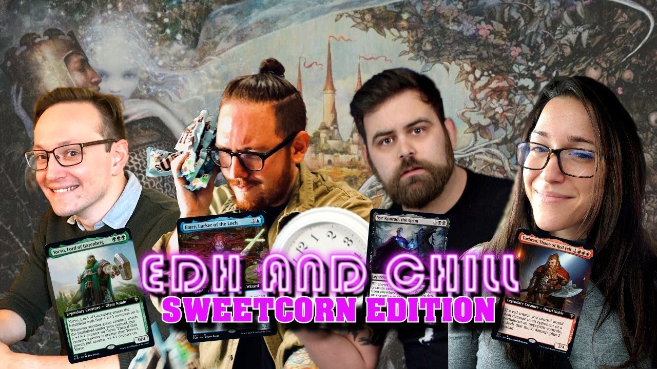 EDH and Chill - Yorvo vs Emry vs Torbran vs Syr Konrad - Magic The Gathering Commander Gameplay