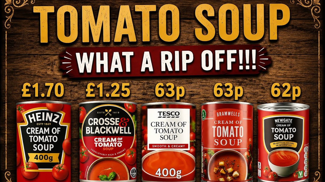 CANNED TOMATO SOUP | Blind Taste Test