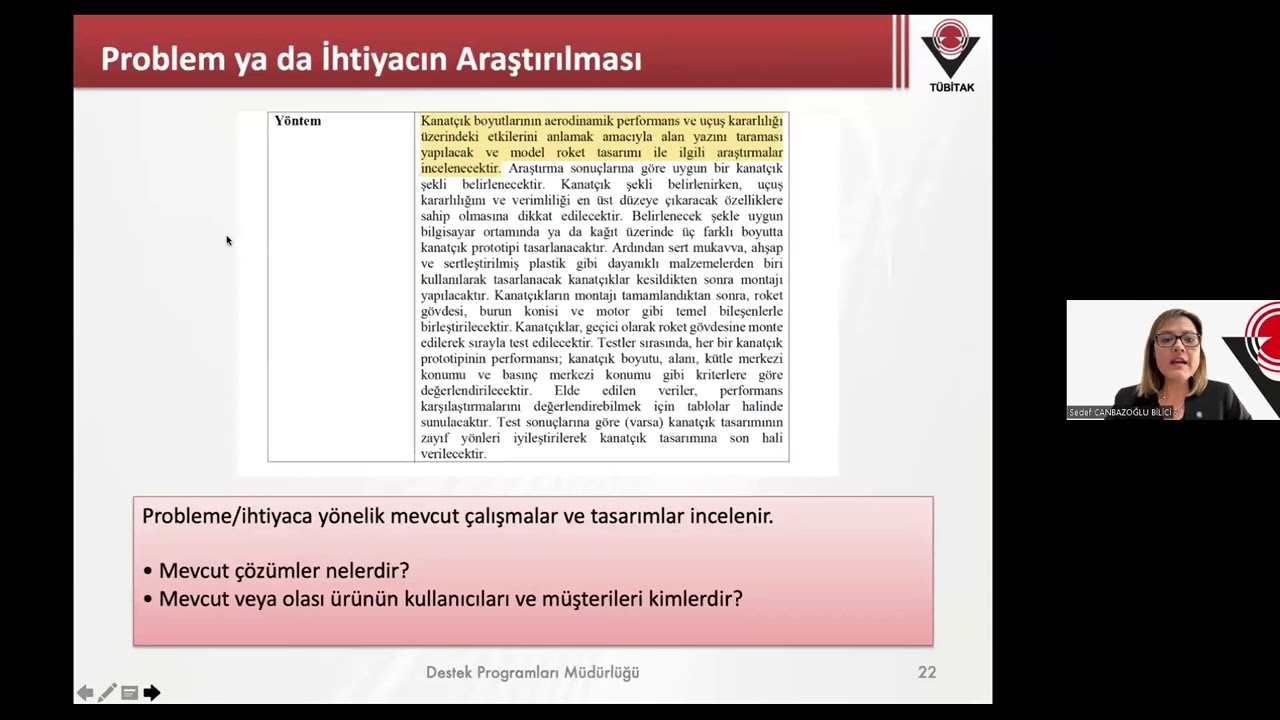 Tasarım Türünde Alt Proje Hazırlama