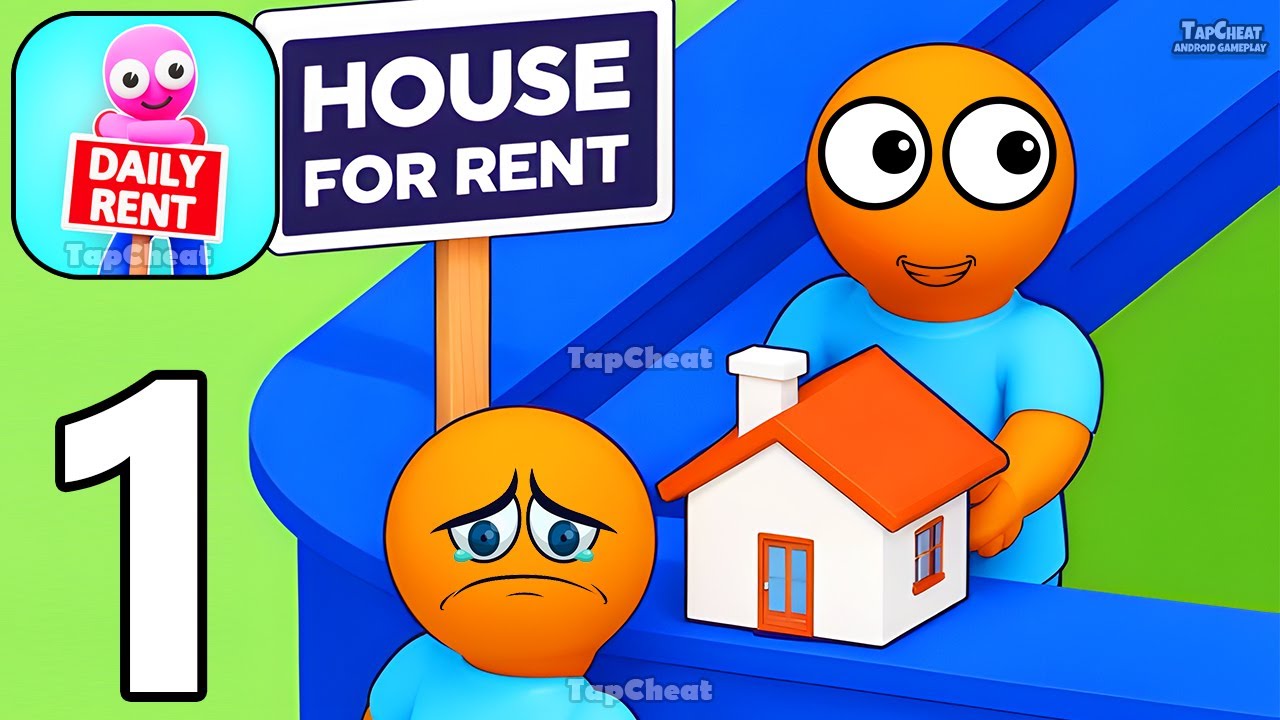 Be My Guest - Landlord Sim - Gameplay Walkthrough Part 1 Stickman House Builder & Manager