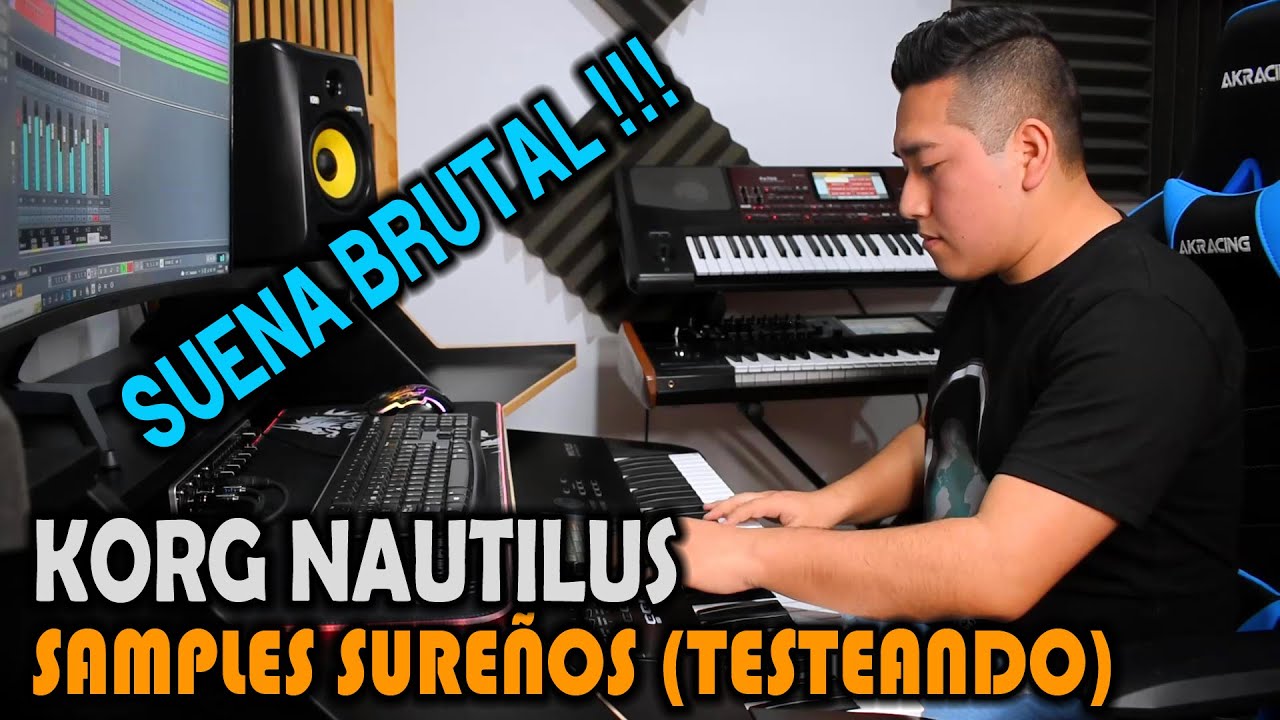 KORG NAUTILUS ➤ SAMPLES SUREÑOS (Testeando)🔥 | CUMBIA SUREÑA👈
