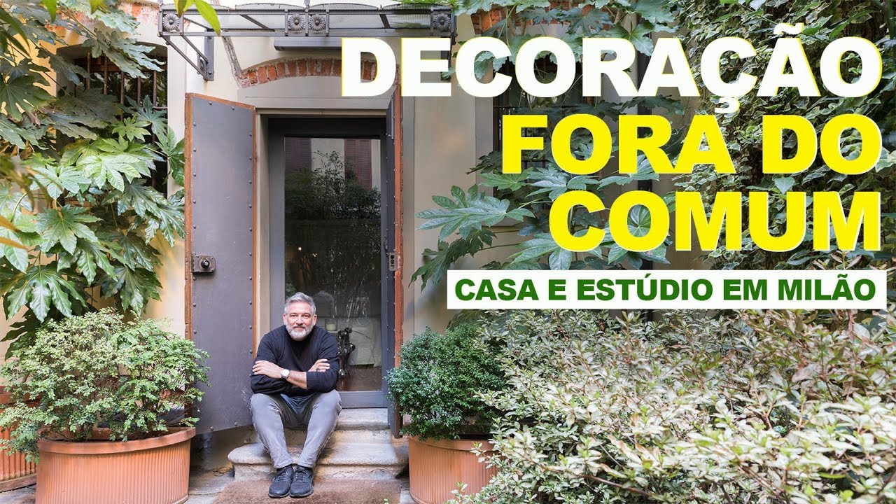 COMO VIVE UM DESIGNER ITALIANO EM MILÃO - DECORAÇÃO FORA DO COMUM
