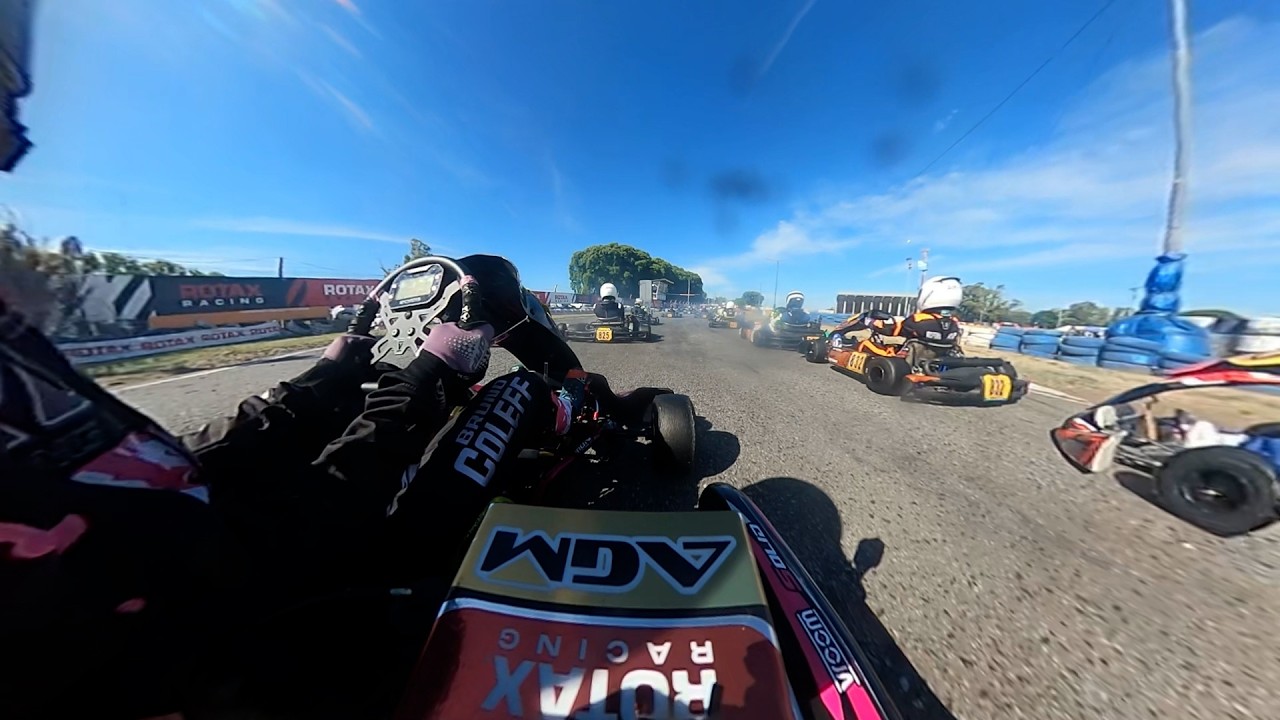 Me descalificaron en mi primera clasificación en la Rotax Senior Nacional - Final en BsAs trazado 2