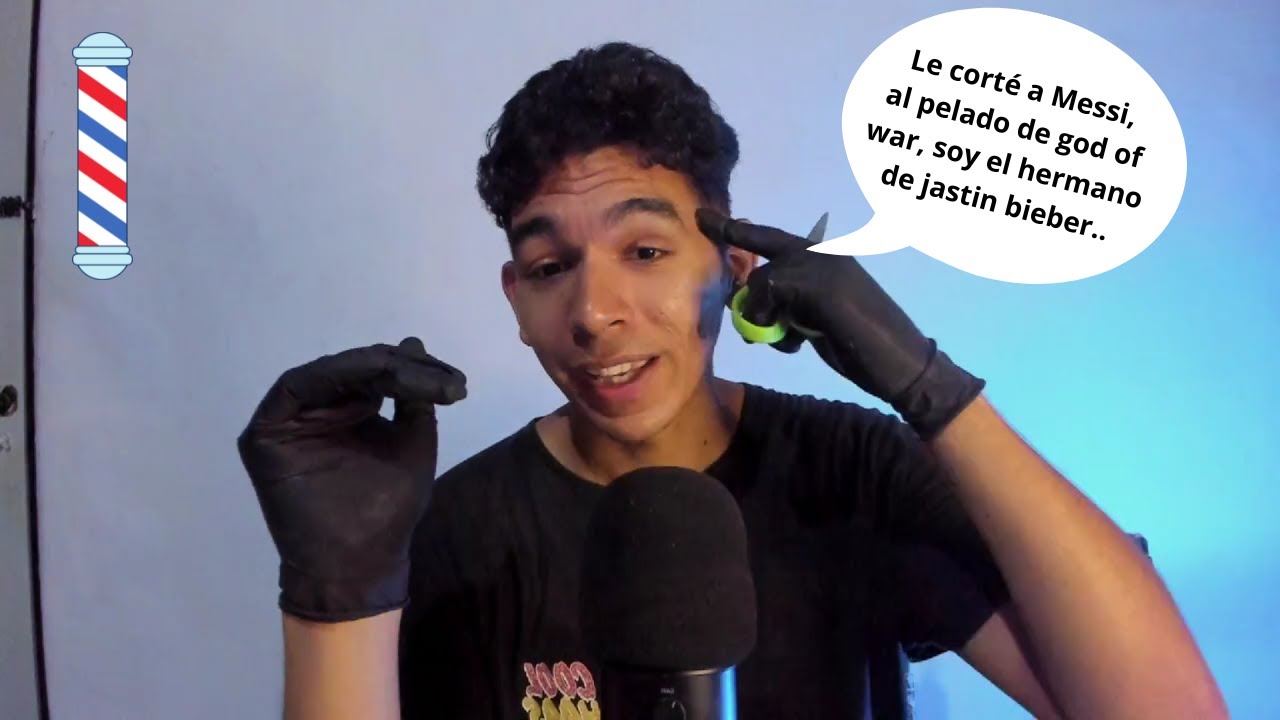 ROLEPLAY PELUQUERO más charlatan del mundo💈💇🏾‍♂️| ASMR rápido en Español