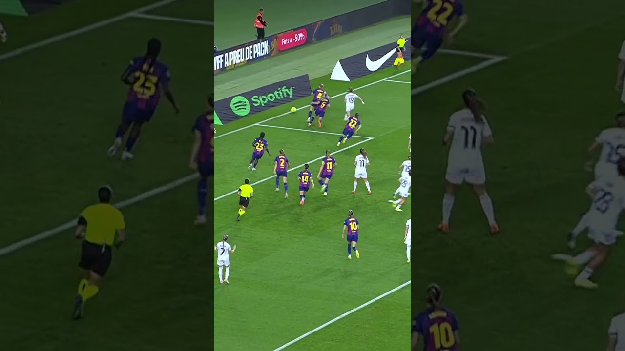 &iexcl;CATA COLL! ⛔El penalti parado por la portera del Bar&ccedil;a a Caroline Weir