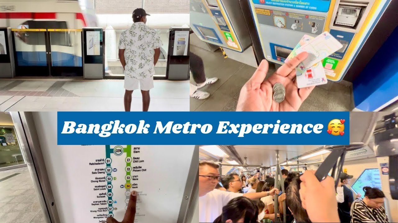 Traveled by Metro 🚊 in Bangkok my first experience | Is it safe for tourists to travel by Metro ? |