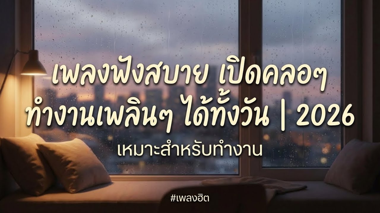 ฟังไปเรื่อยๆ แบบไม่รู้ตัว | รวมเพลงฟังเพลิน 2026 EP6