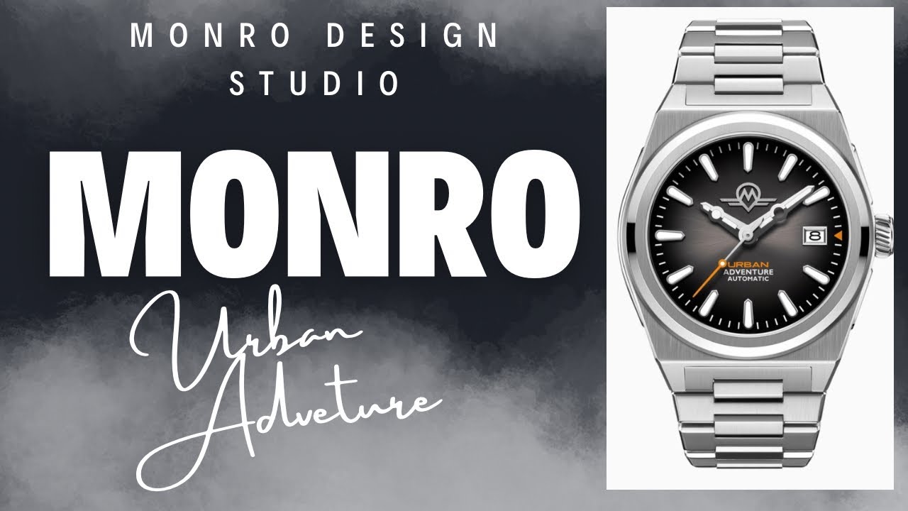 Rel&oacute;gio Monro Urban Adventure, um belo rel&oacute;gio da micro marca Inglesa Monro Watches.