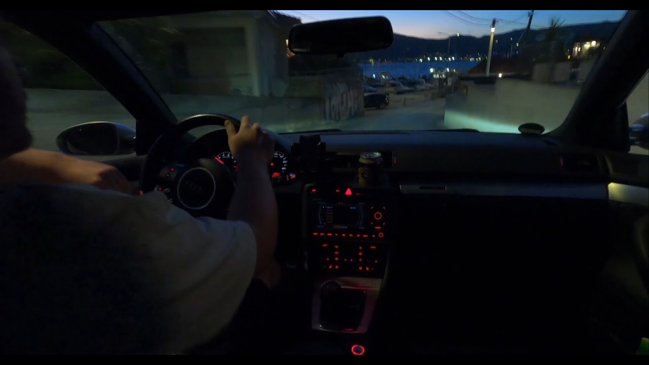 B7 RS4 calm sunset ride to car wash || Croatia