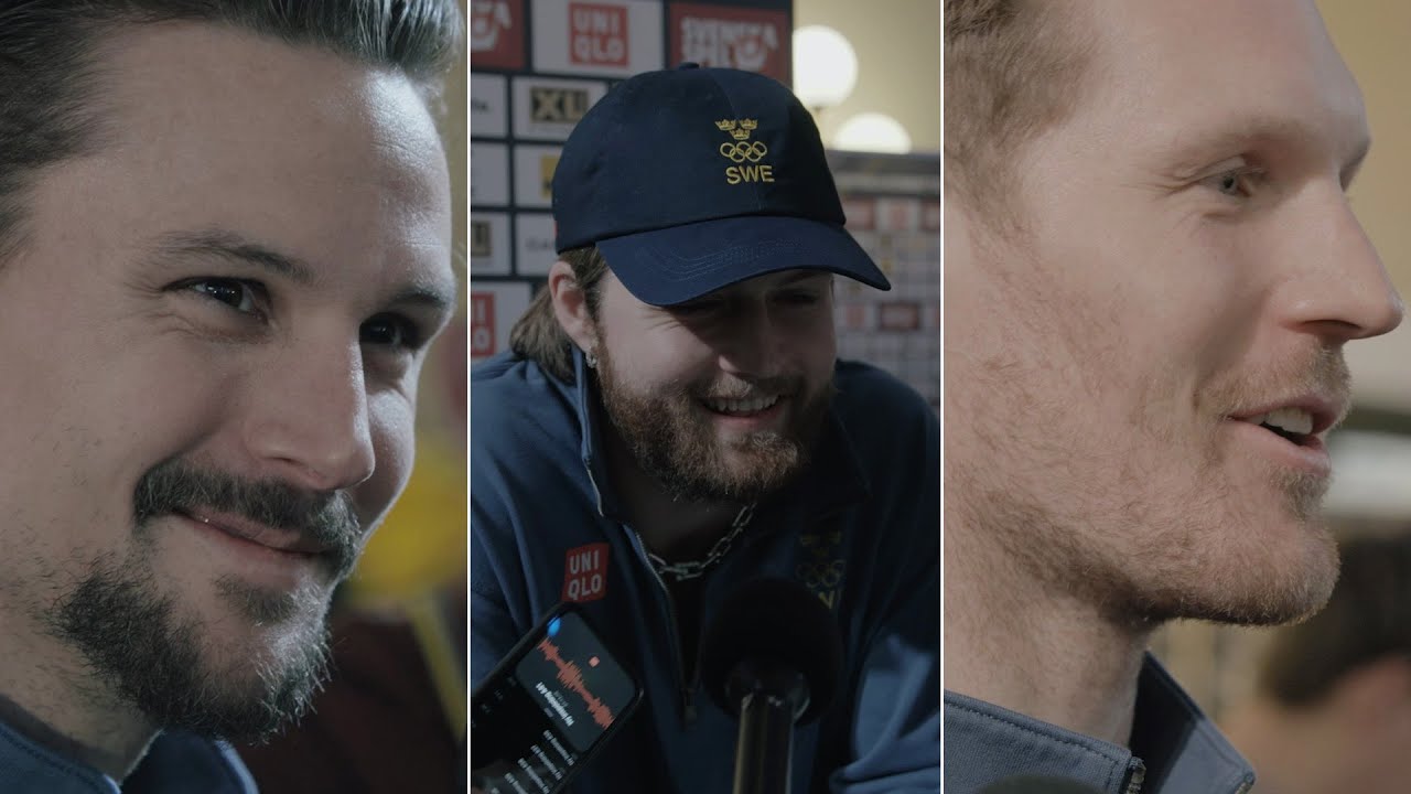 Milan Presskonferens: Nylander, Karlsson, Landeskog