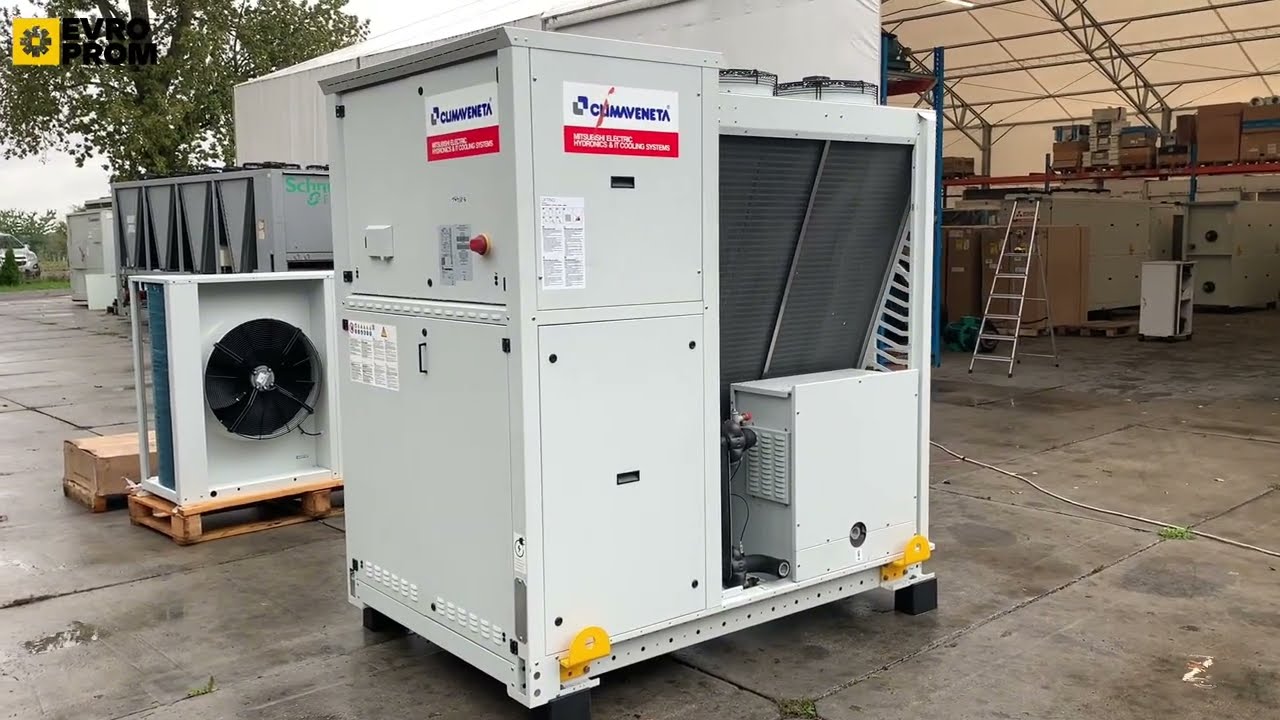 CLIMAVENETA I NX N 0151P | 43.9 kW Chiller / 46.8 kW Heat Pump | R410A | Hydraulic Module | 2023