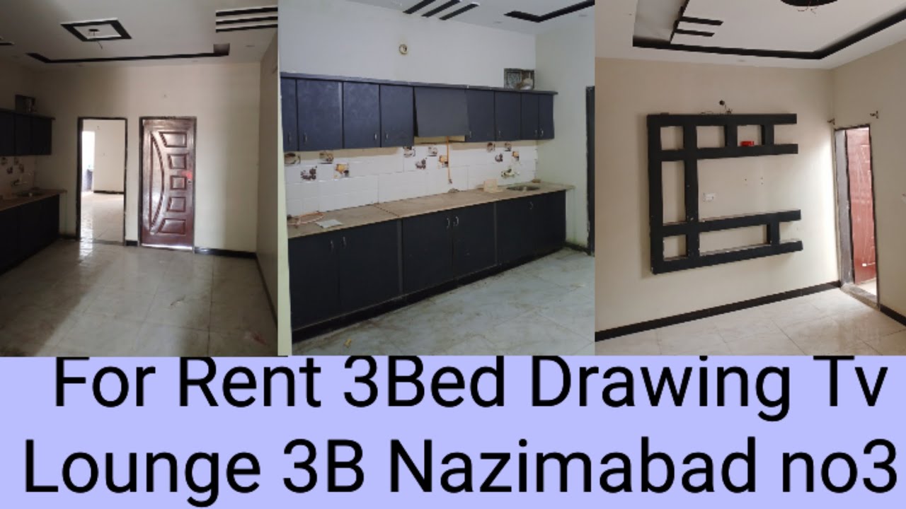 Property For Rent 3Bed Drawing Tv Lounge Nazimabad no3 3B 4th floor #home  #property #realestate
