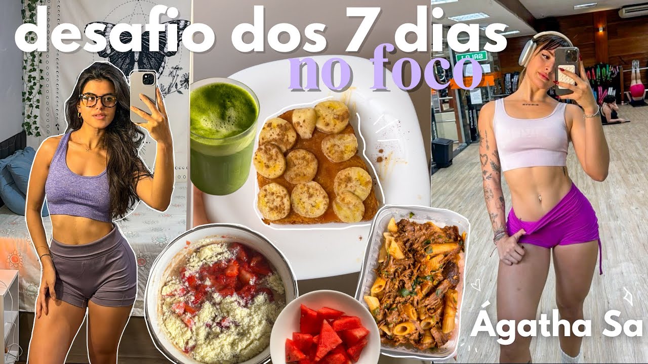 TESTEI a plataforma ASFIT da Ágatha Sá | desafio 7 dias no foco 🧘🏻‍♀️ 🍳✨🏋🏻‍♀️