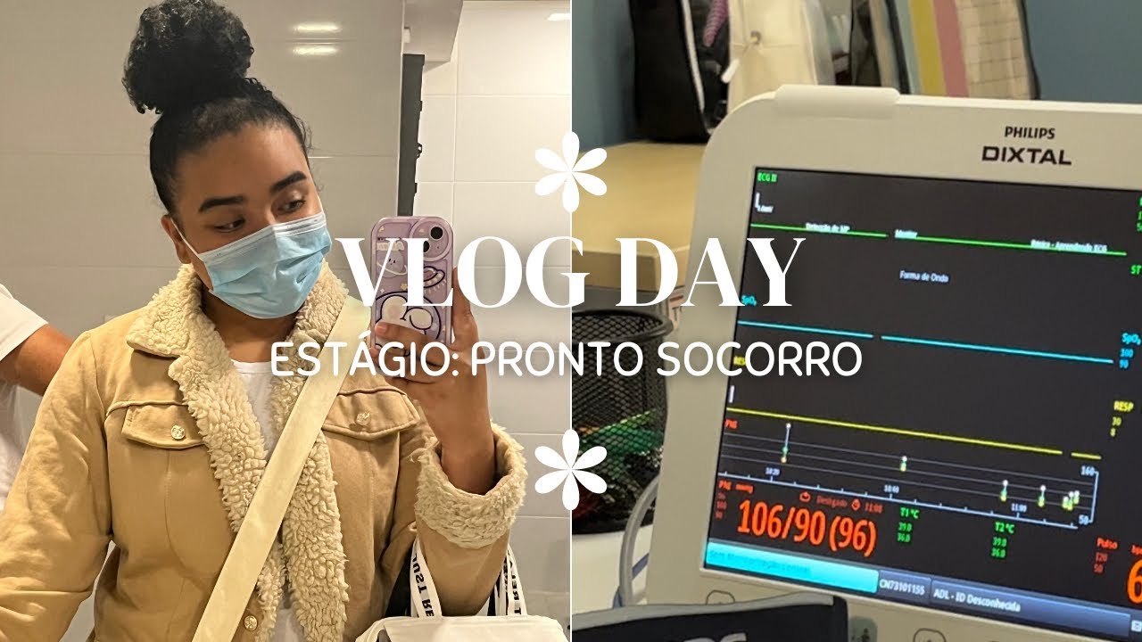 VLOG: Estágio técnico em enfermagem, pronto socorro, sala de emergência etc.