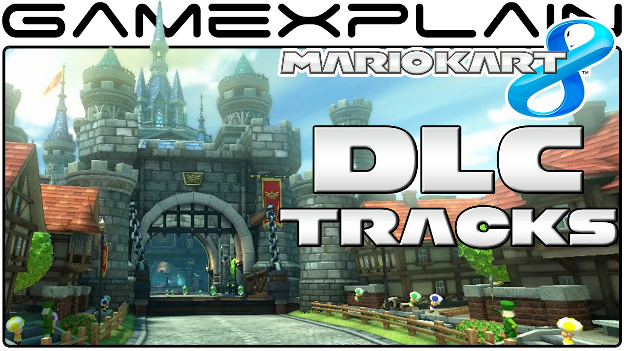 Mario Kart 8: All 8 DLC Tracks! (Full Race)