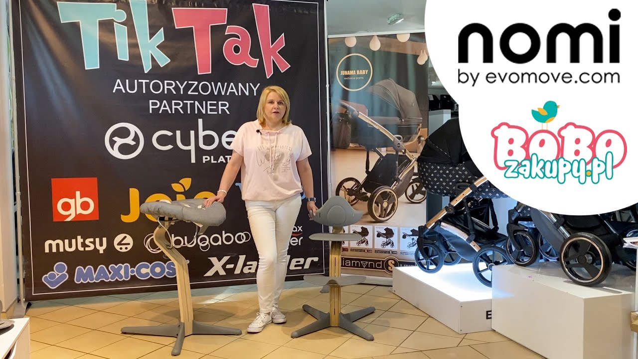EVOMOVE NOMI RECENZJA ERGONOMICZNEGO KRZESEŁKA DO KARMIENIA - BOBOZAKUPY.PL
