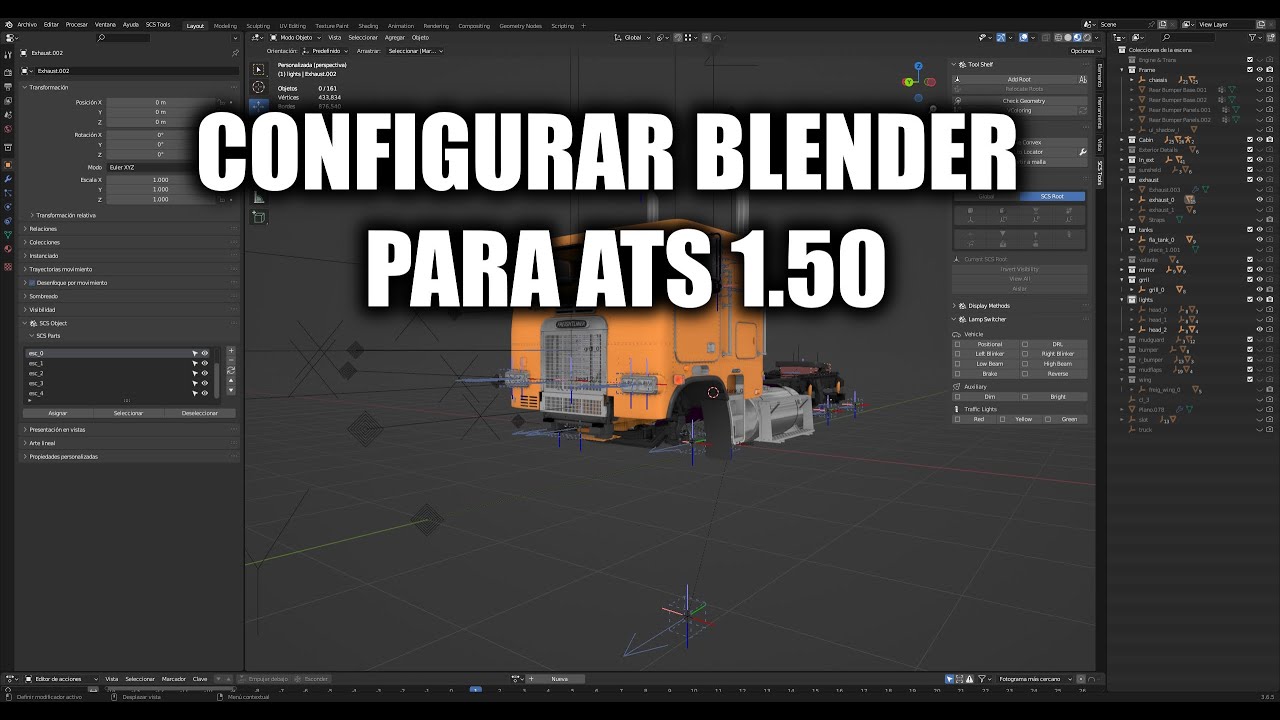 COMO CONFIGURAR BLENDER PARA ATS 1.50