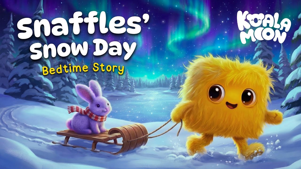 Snaffles' Snow Day ❄️ Winter Bedtime Story for Kids 💤