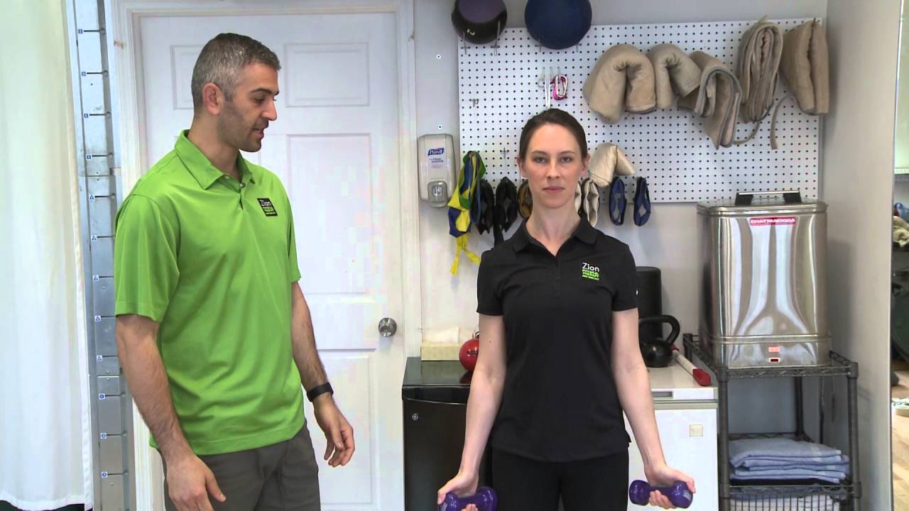 Shoulder Exercise - Scaption - Zion Physical Therapy Video
