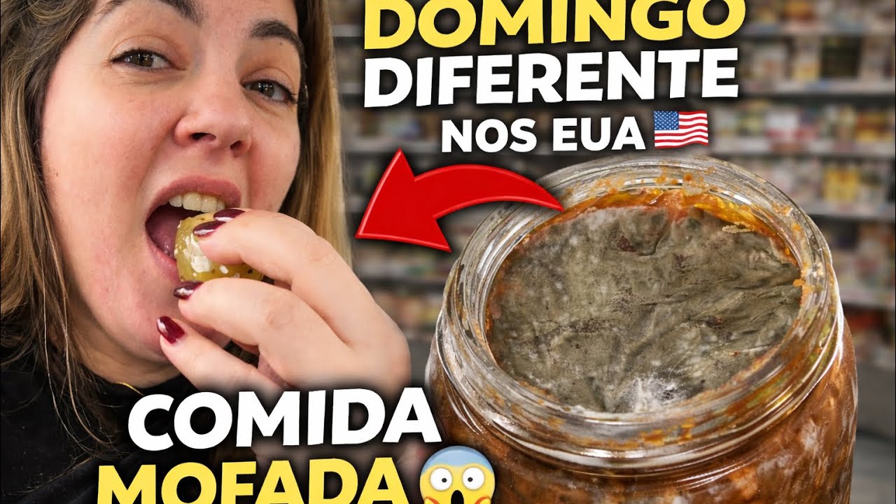 DOMINGO DIFERENTE NOS EUA: Comida Árabe Mofada 😳