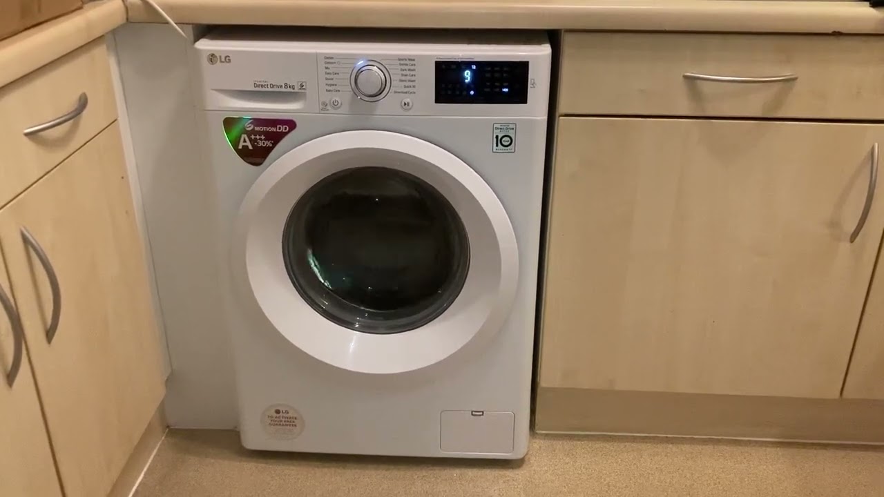 LG unbalanced ramp up to 1400RPM vid 2 of 2 