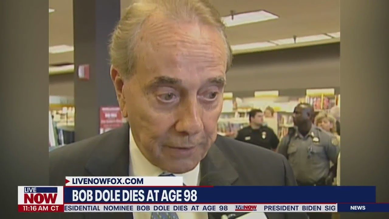 Bob Dole, former US senator & presidential nominee, dead at 98 | LiveNOW from FOX