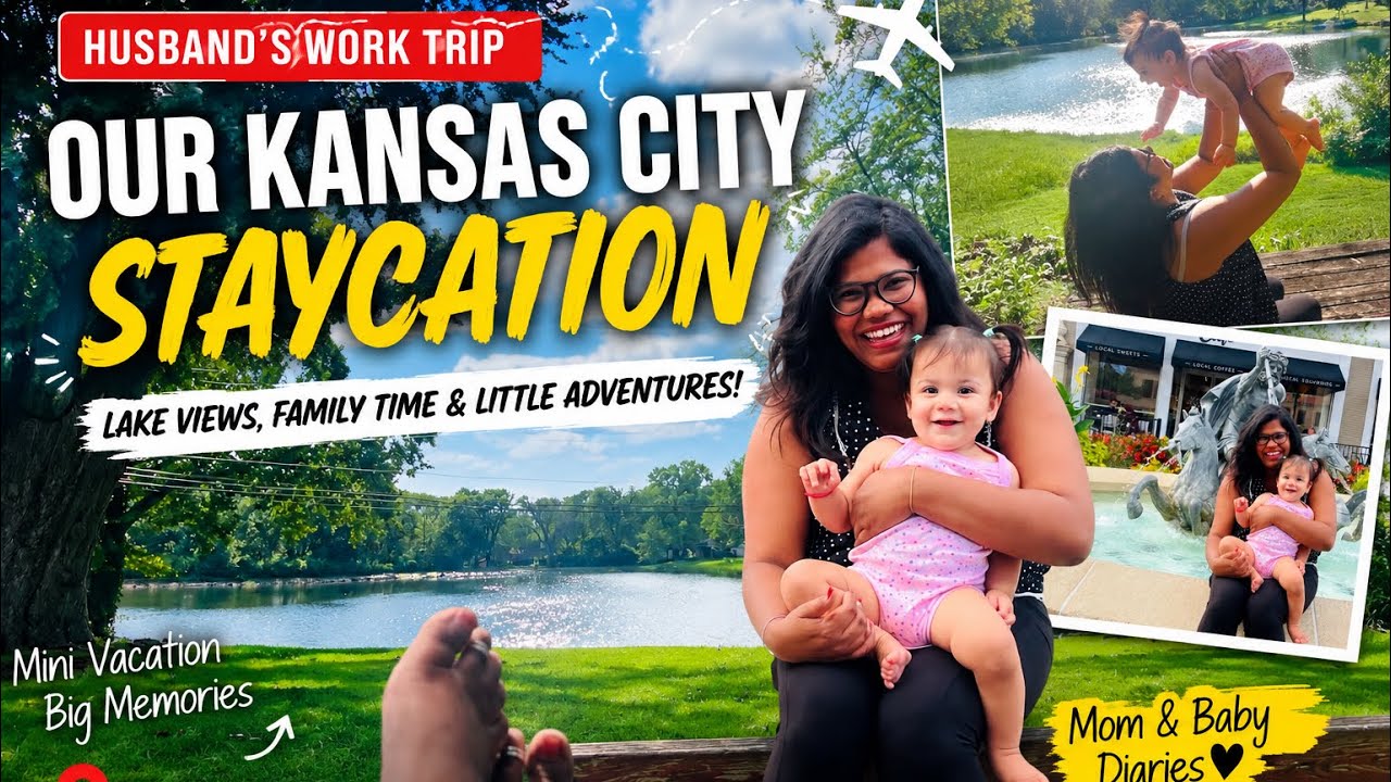 Kansas City Staycation Vlog 🇺🇸 | Husband&rsquo;s Work Trip Turned Into a Family Adventure ❤️