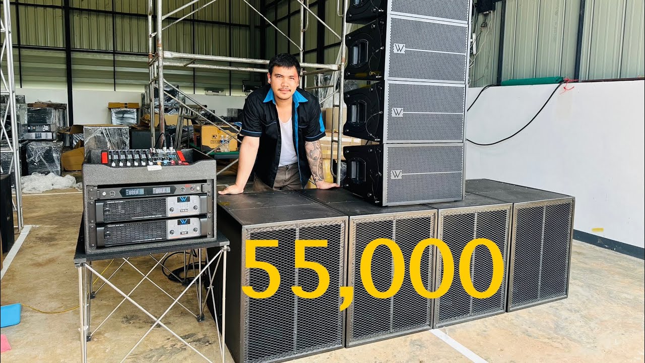 #เครื่องเสียง เครื่องเสียงกลางแจ้ง 4 × 4 ราคา ￼55000 บาทจัดให้ลูกค้าราคาพิเศษครับ
