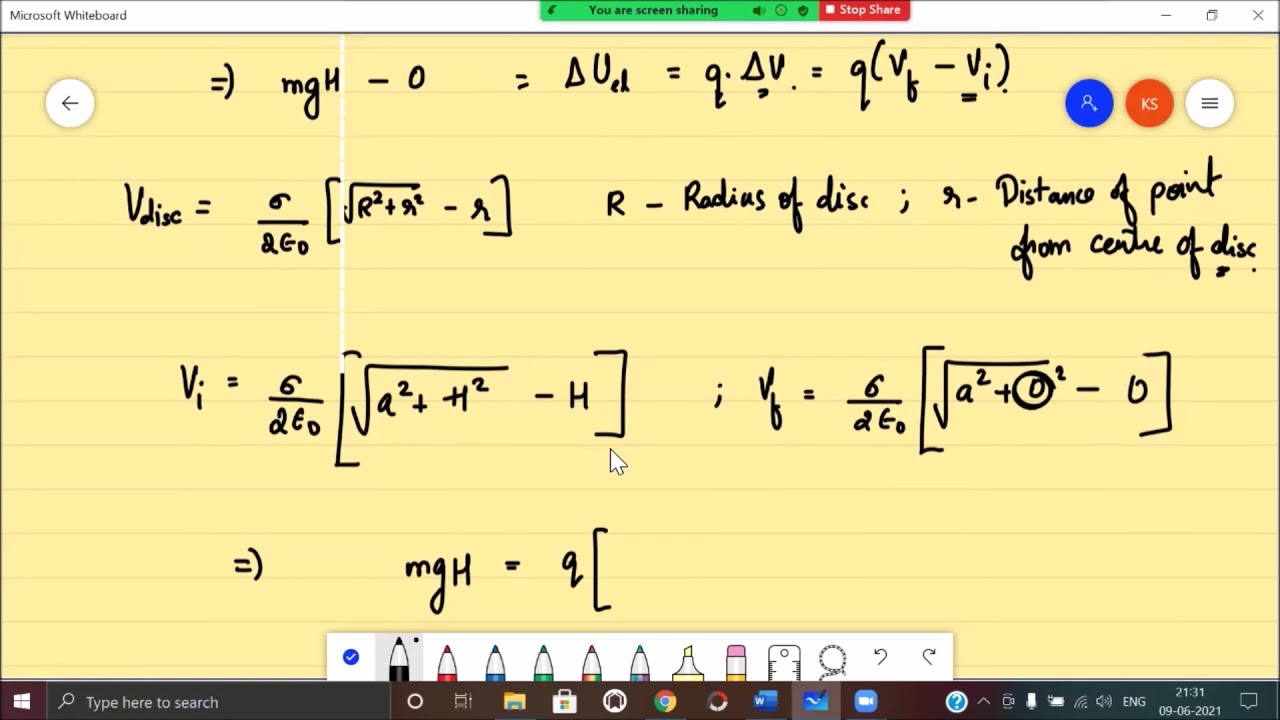 Problem on Electrostatics IITJEE Advanced