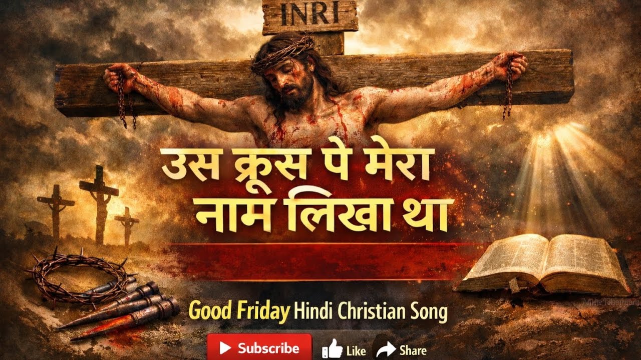उस क्रूस पे मेरा नाम लिखा था | Good Friday Special Song | Jesus Christ Hindi Worship | 2026
