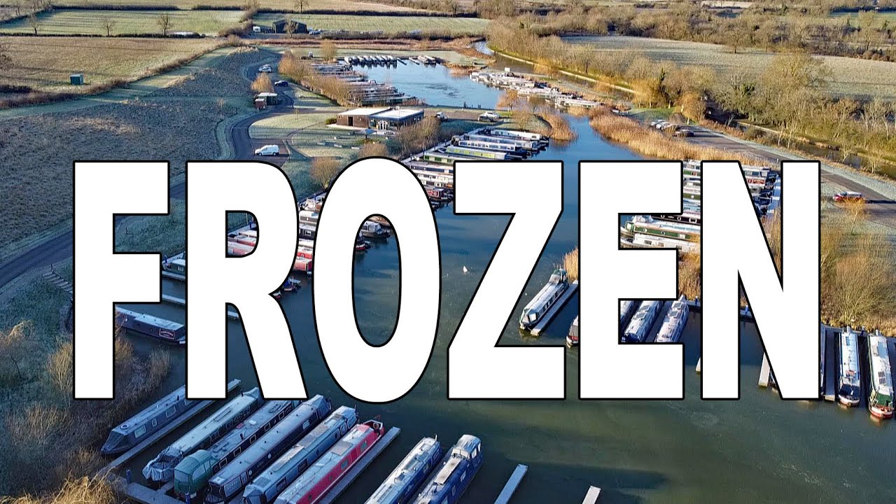378. Stunning Aerial Shots of Frozen Marina