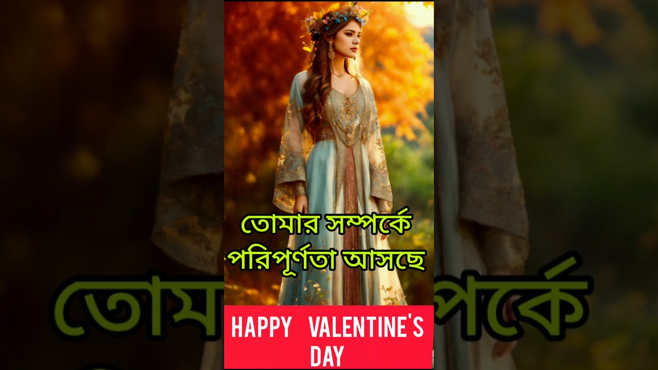 #valentinesday তোমার সম্পর্কে পরিপূর্ণতা আসছে #shorts #shortsfeed #tarotreading #tarot #viral #love