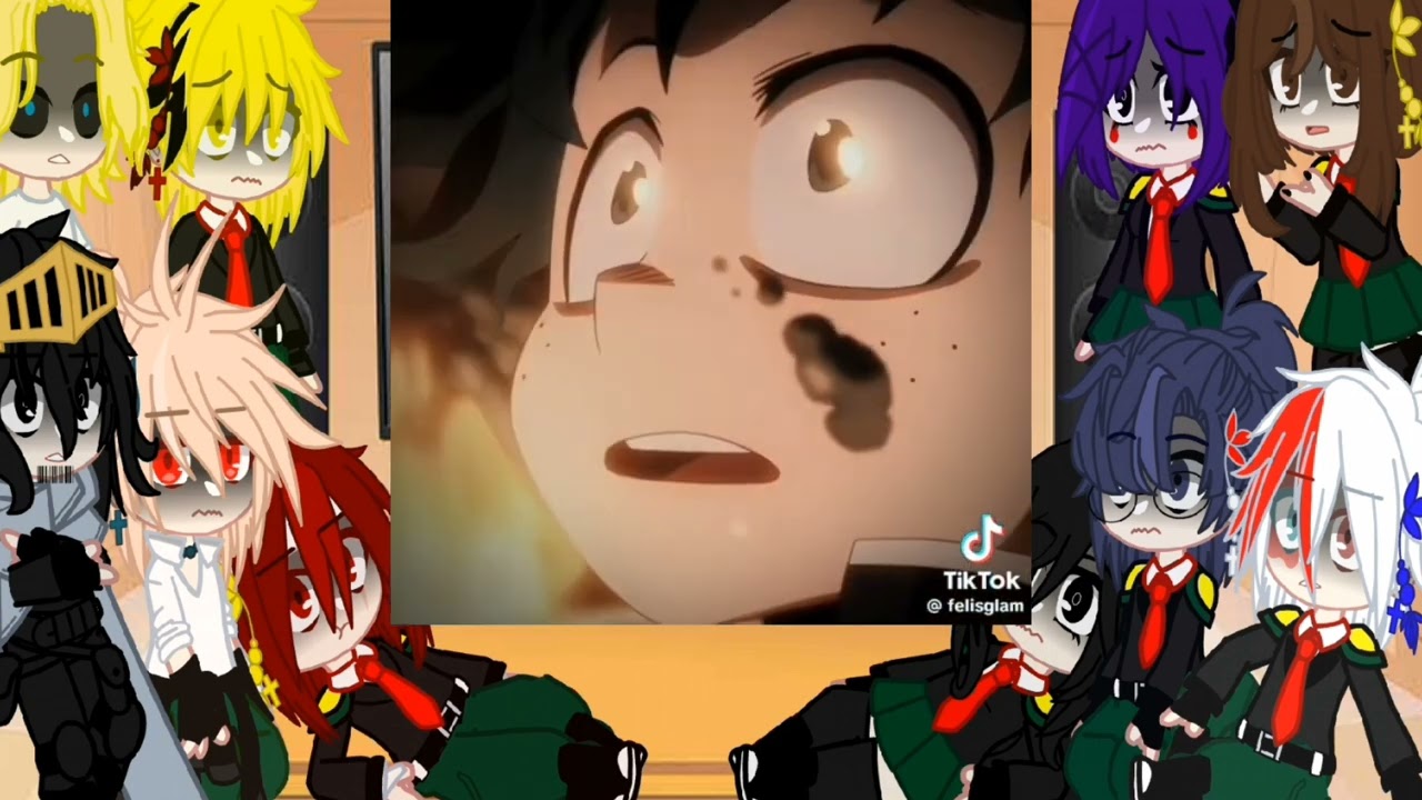 |Bnha reaccionan a Deku Villano|Violeta_UCHIHA|BkDK|