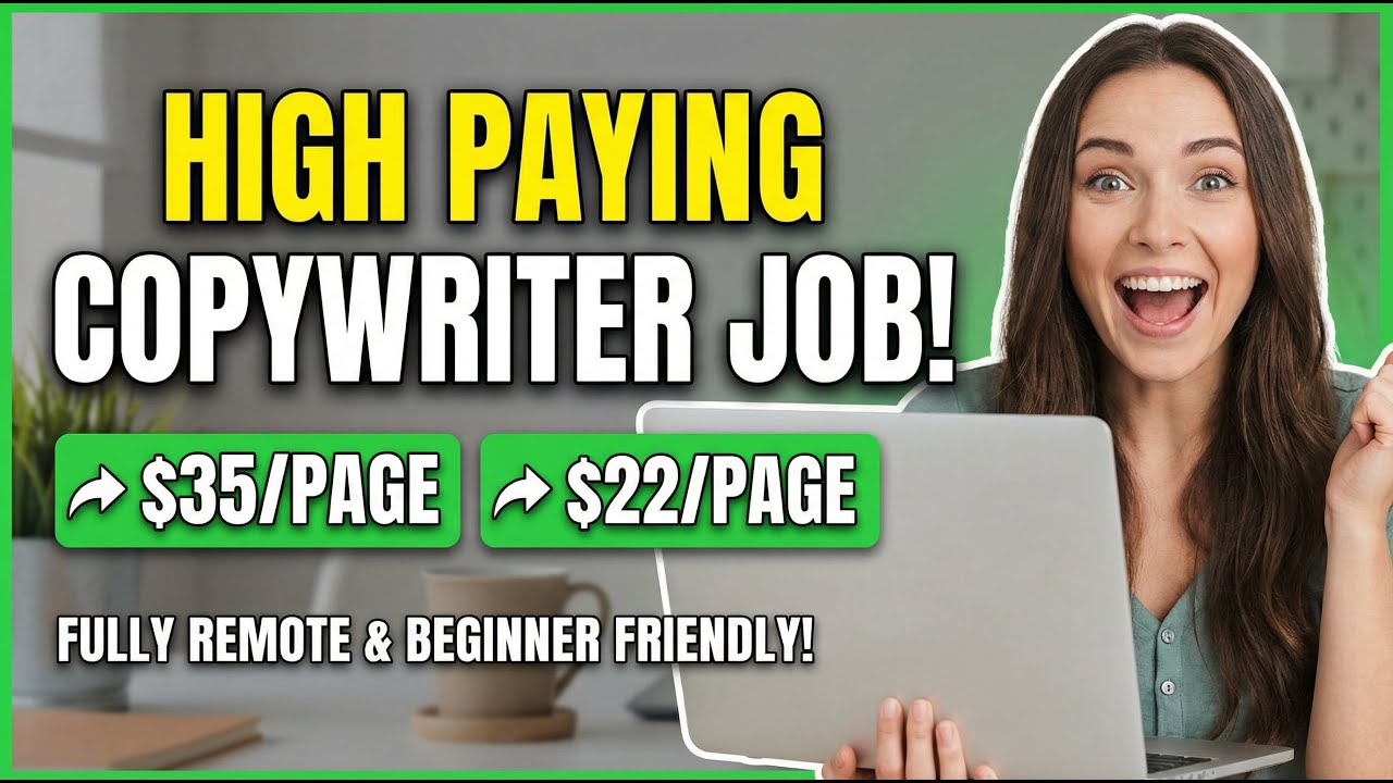 Freelance Copywriter Remote Jobs 2026 | Work From Home Jobs (No Phone, No Experience)