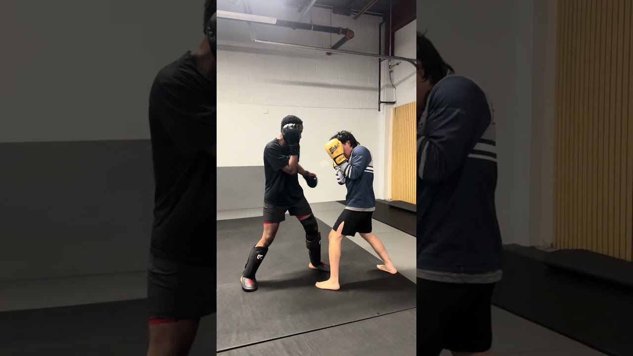15 mins straight boxing w/ Angel 