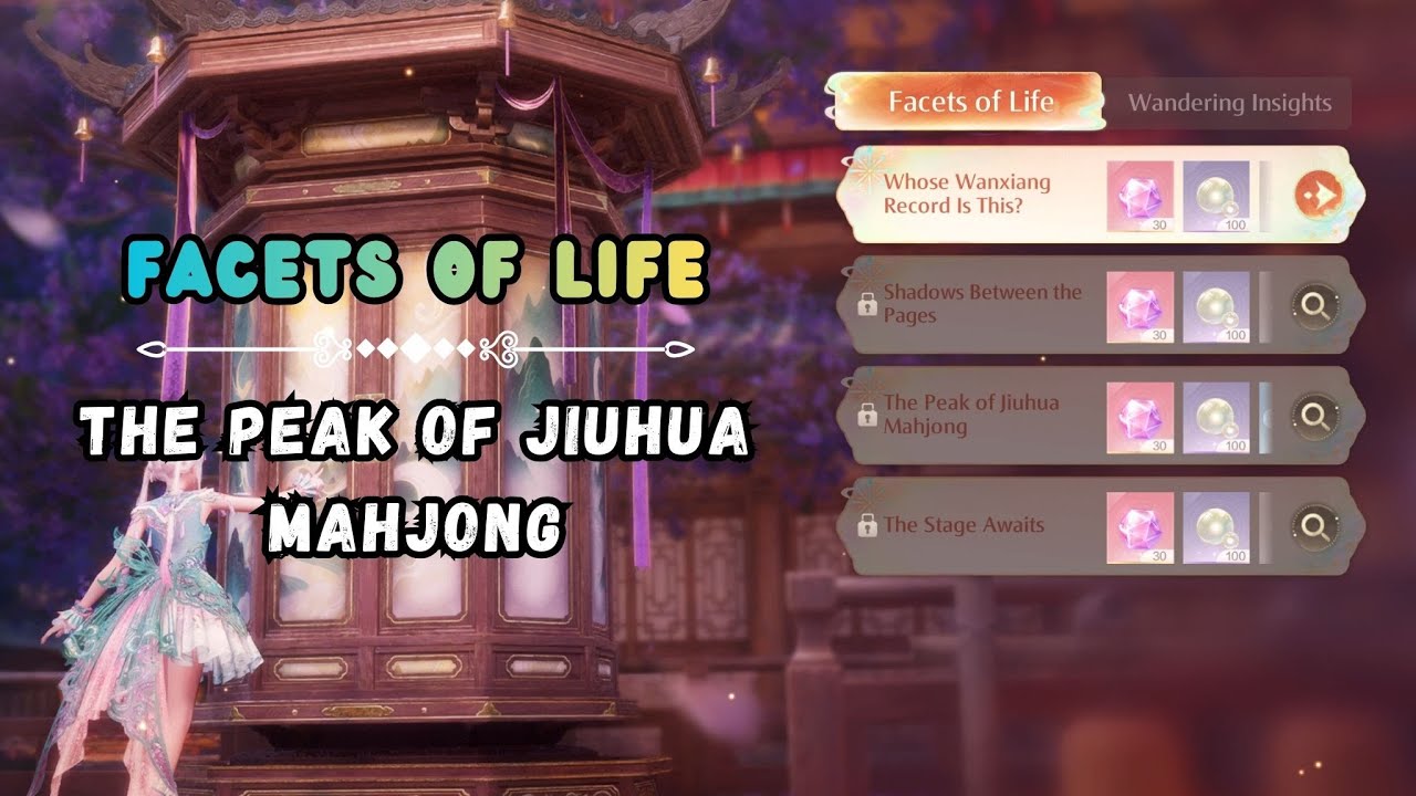 Infinity Nikki - The Peak of Jiuhua Mahjong [Facets of Life]