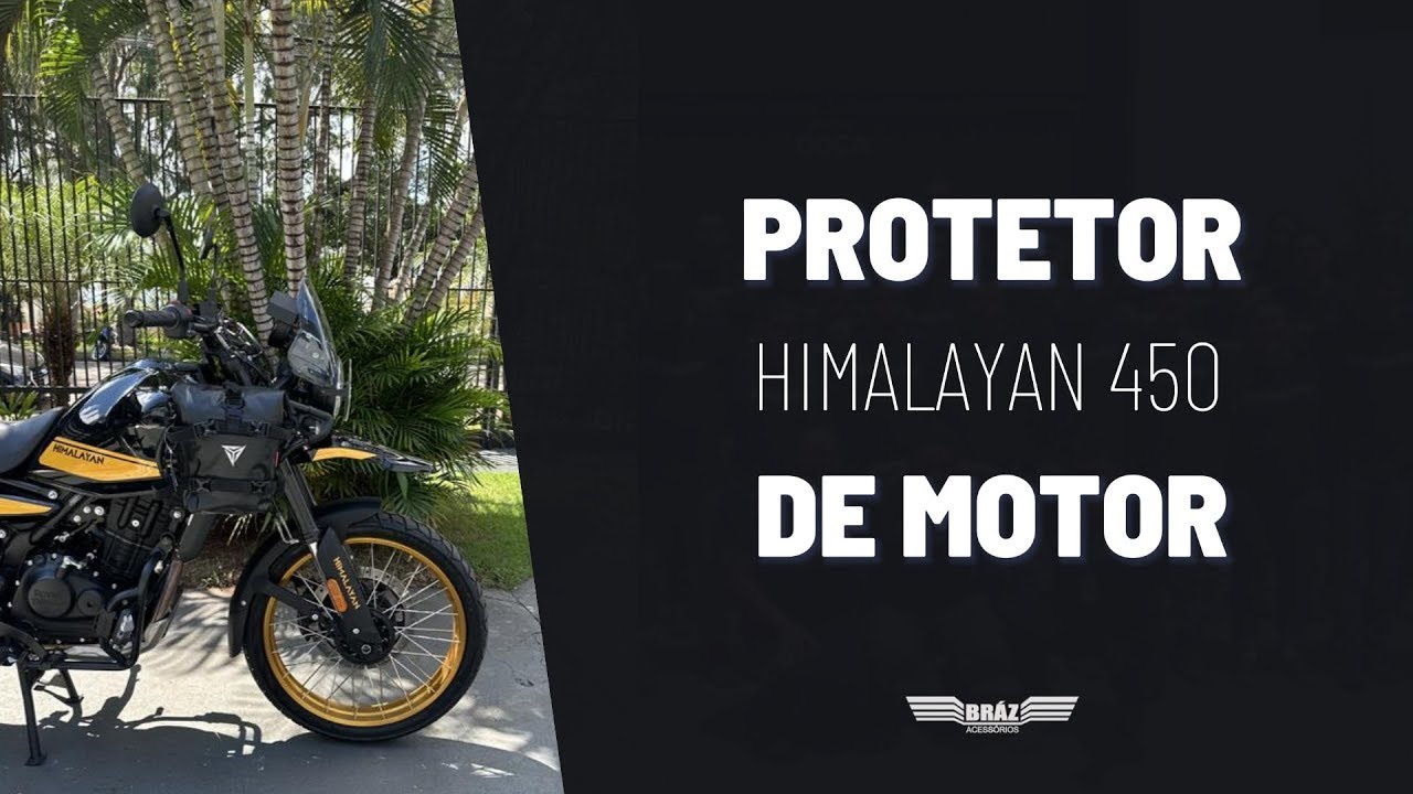 Instala&ccedil;&atilde;o do protetor de carenagem Himalayan 450 - 0807