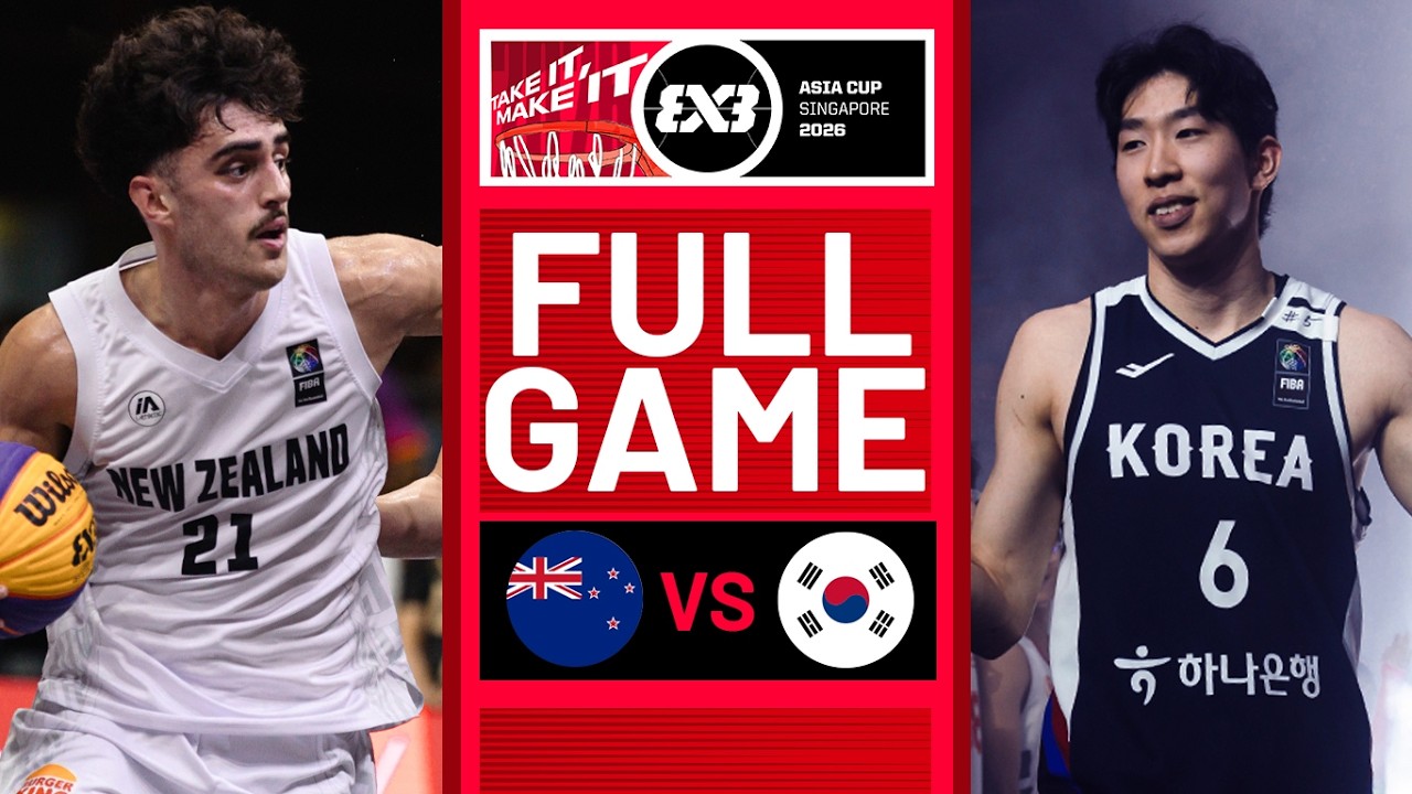 New Zealand 🇳🇿 vs Korea 🇰🇷  | GOLD MEDAL GAME | Men | FIBA 3x3 Asia Cup 2026 | #3x3Basketball