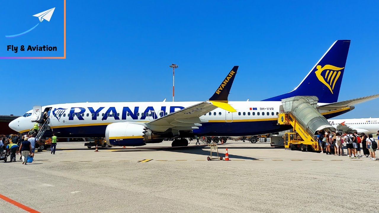 [HD] TRIP REPORT | First Flight on Ryanair B737MAX! | Verona to Brindisi | RYANAIR B737 MAX 8-200