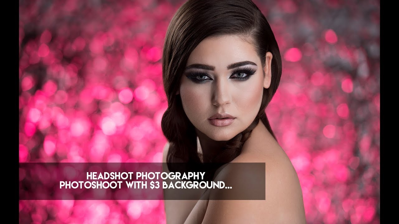 Headshot Photography - Photoshoot with $3 Background...