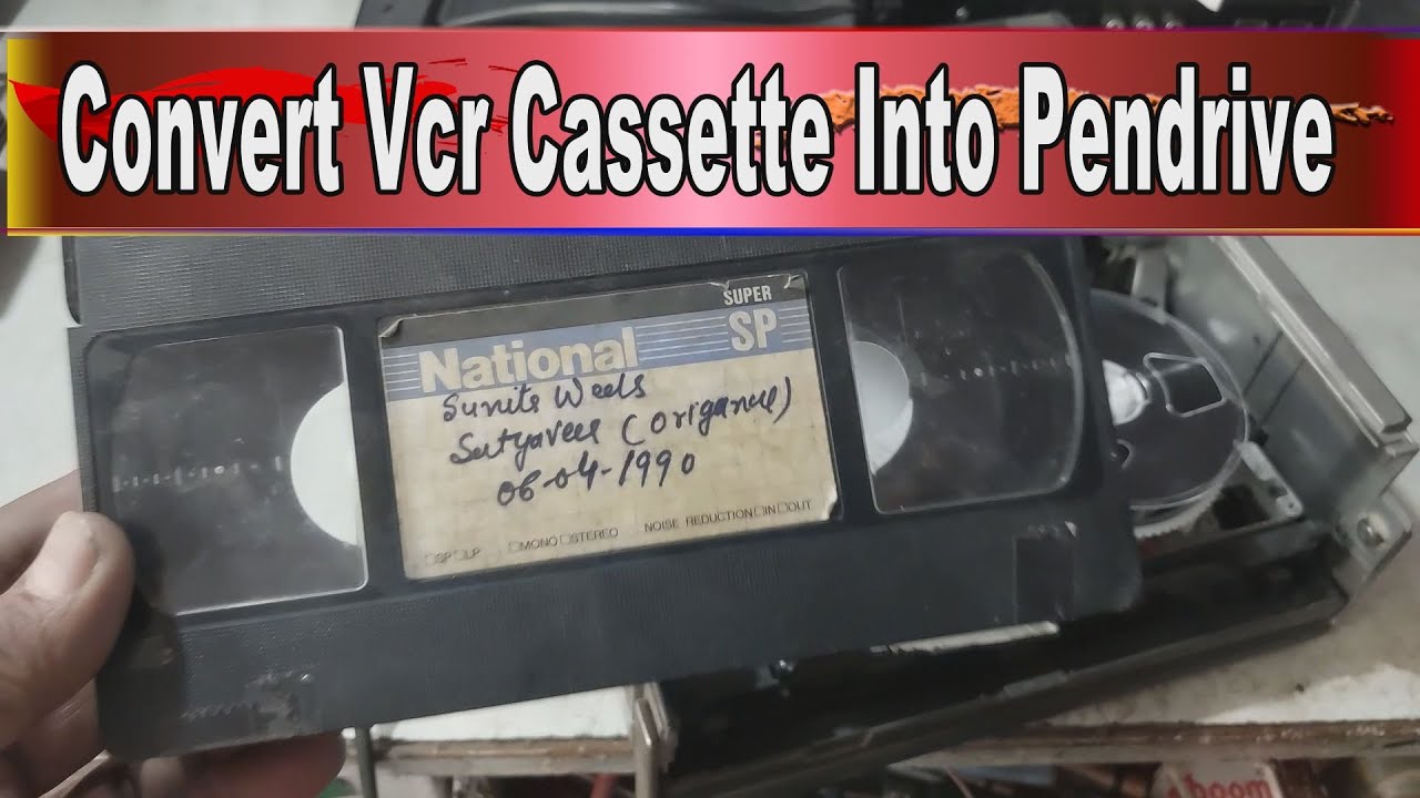 how to convert vcr cassette into pendrive