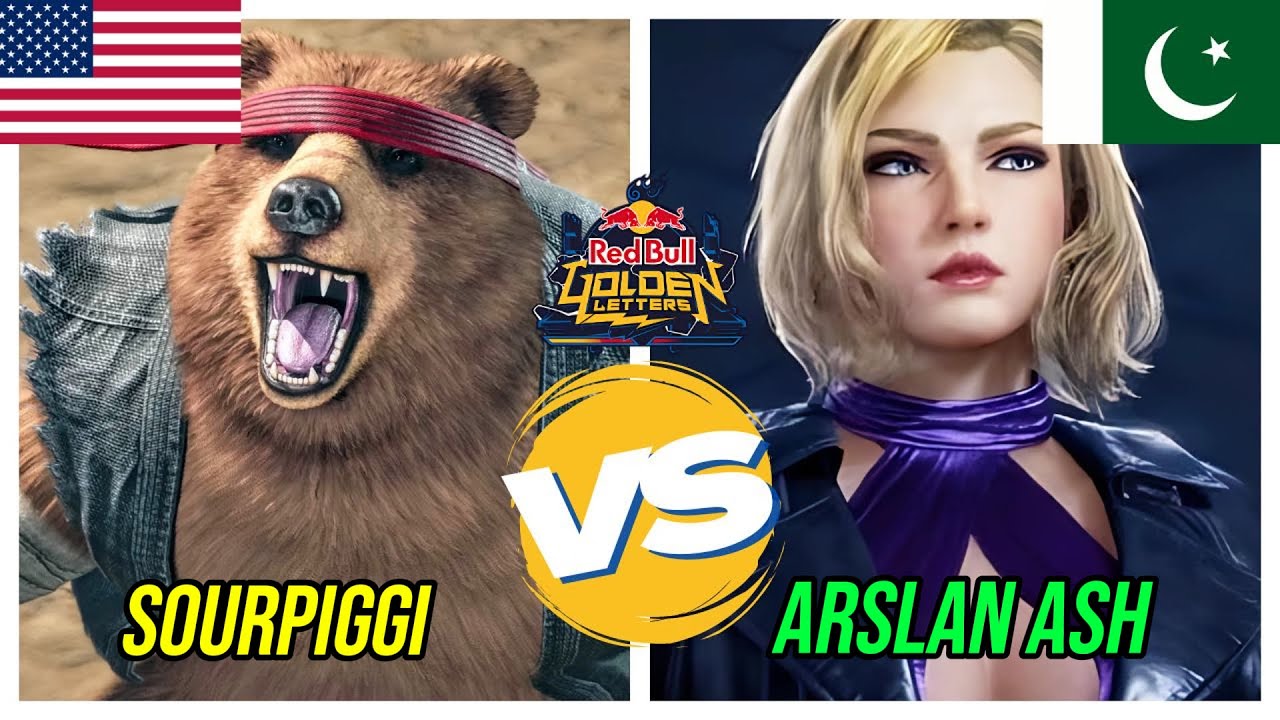Arslan Ash (NINA) Vs Sourpiggi (KUMA) Red Bull Golden Letters 2024 Tekken 8 | GROUP A