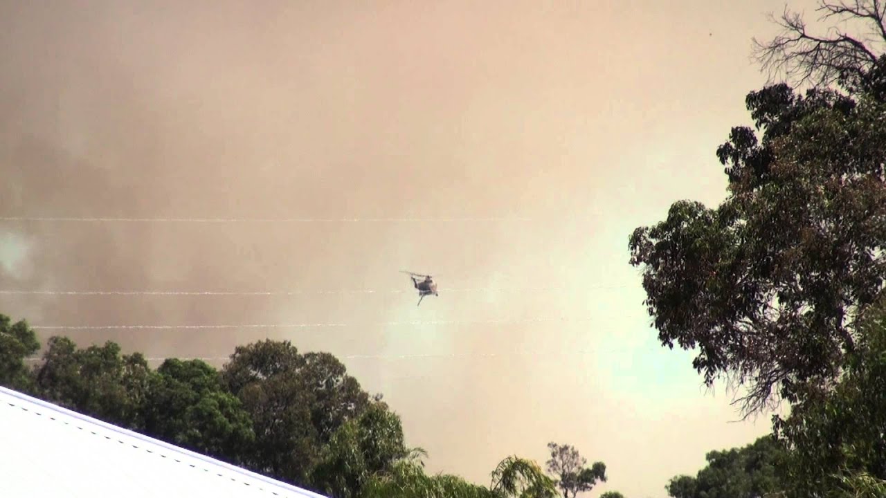 Chopper Fights Ambergate Fire