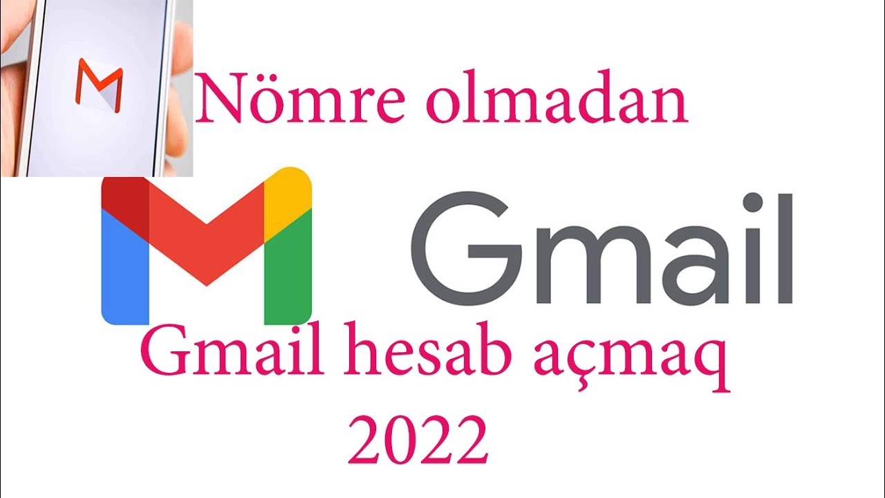 Gmail hesab açma (Nömrəsiz)