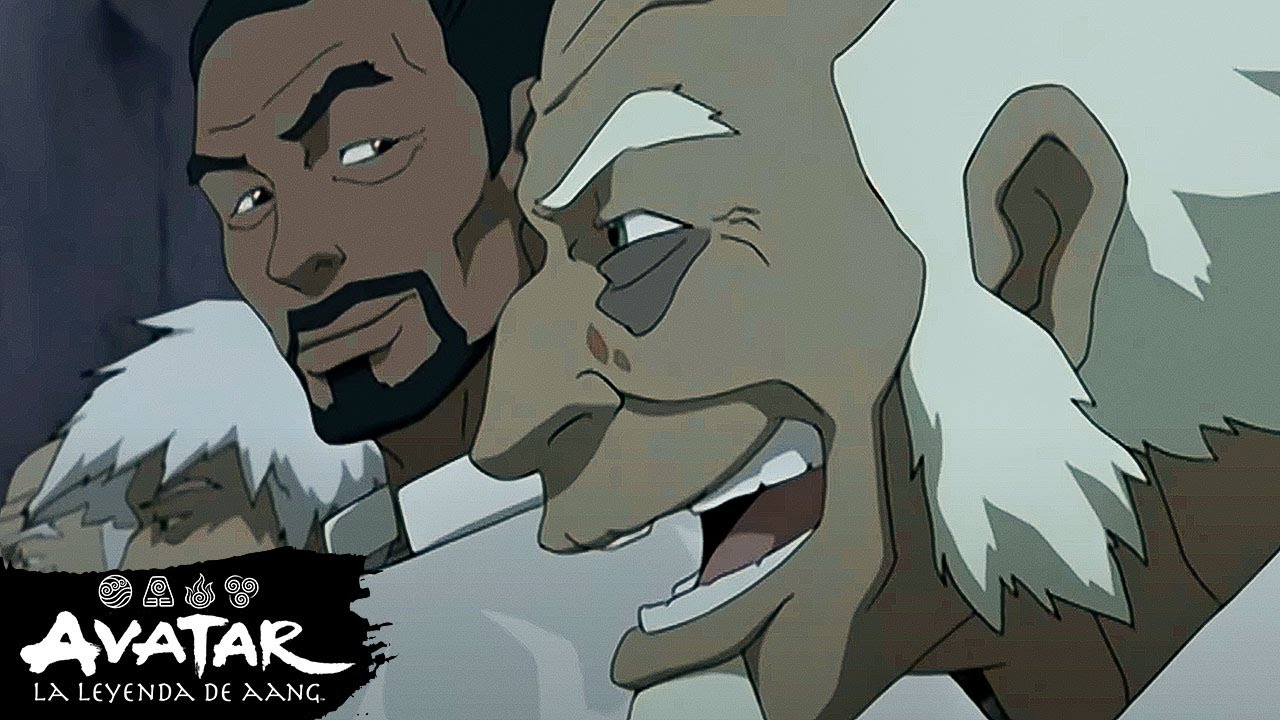 Avatar del equipo se encuentra con el loto blanco 🌺 | Escena completa | Avatar: La Leyenda de Aang