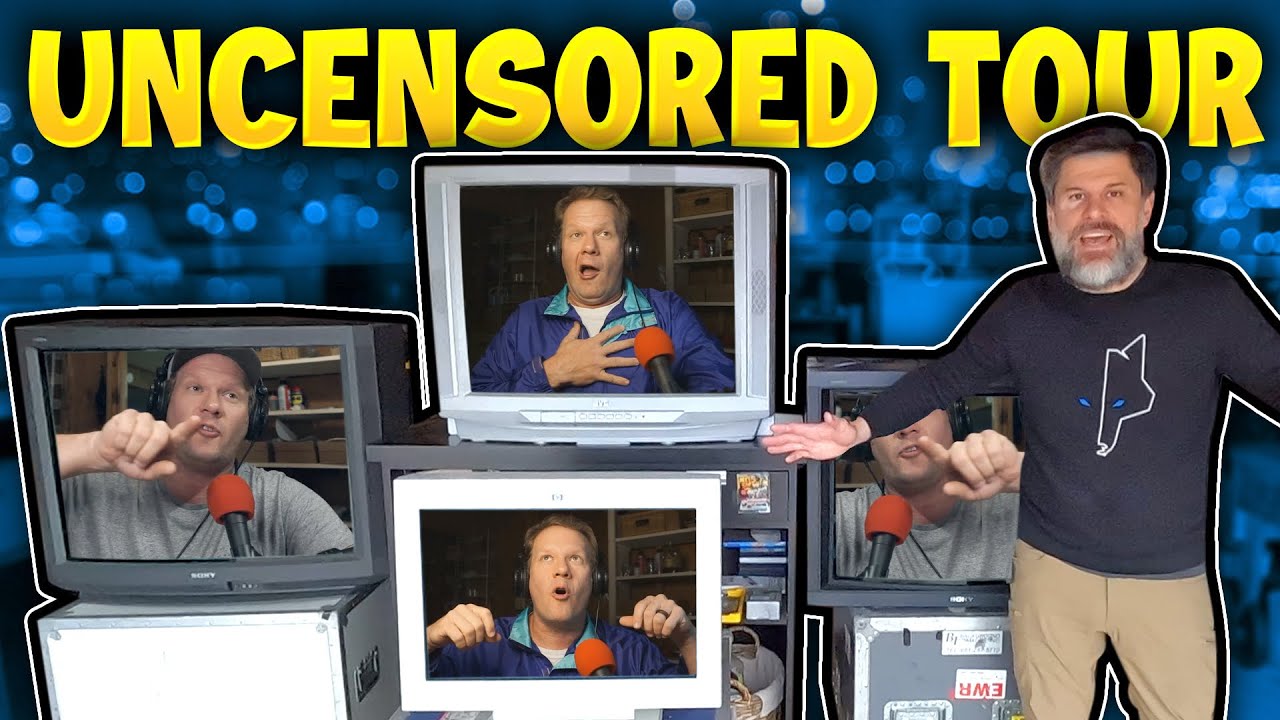 My UNCENSORED Tour of the RetroTechUSA CRT Bunker!