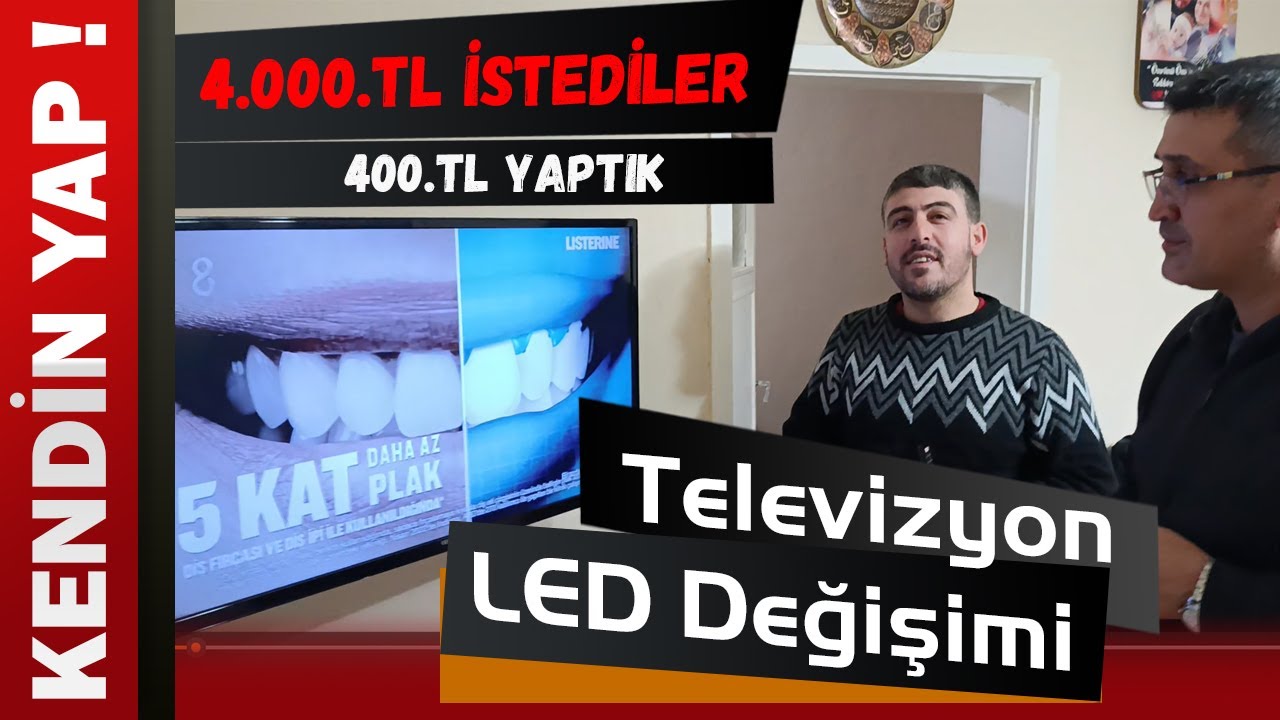 TELEVİZYON LED DEĞİŞİMİ #vestel