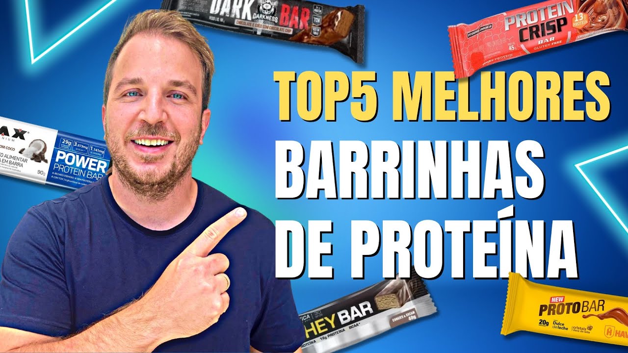 TOP5 MELHORES BARRINHAS DE PROTE&Iacute;NA (Max Titanium, Integralm&eacute;dica, Probi&oacute;tica e mais)
