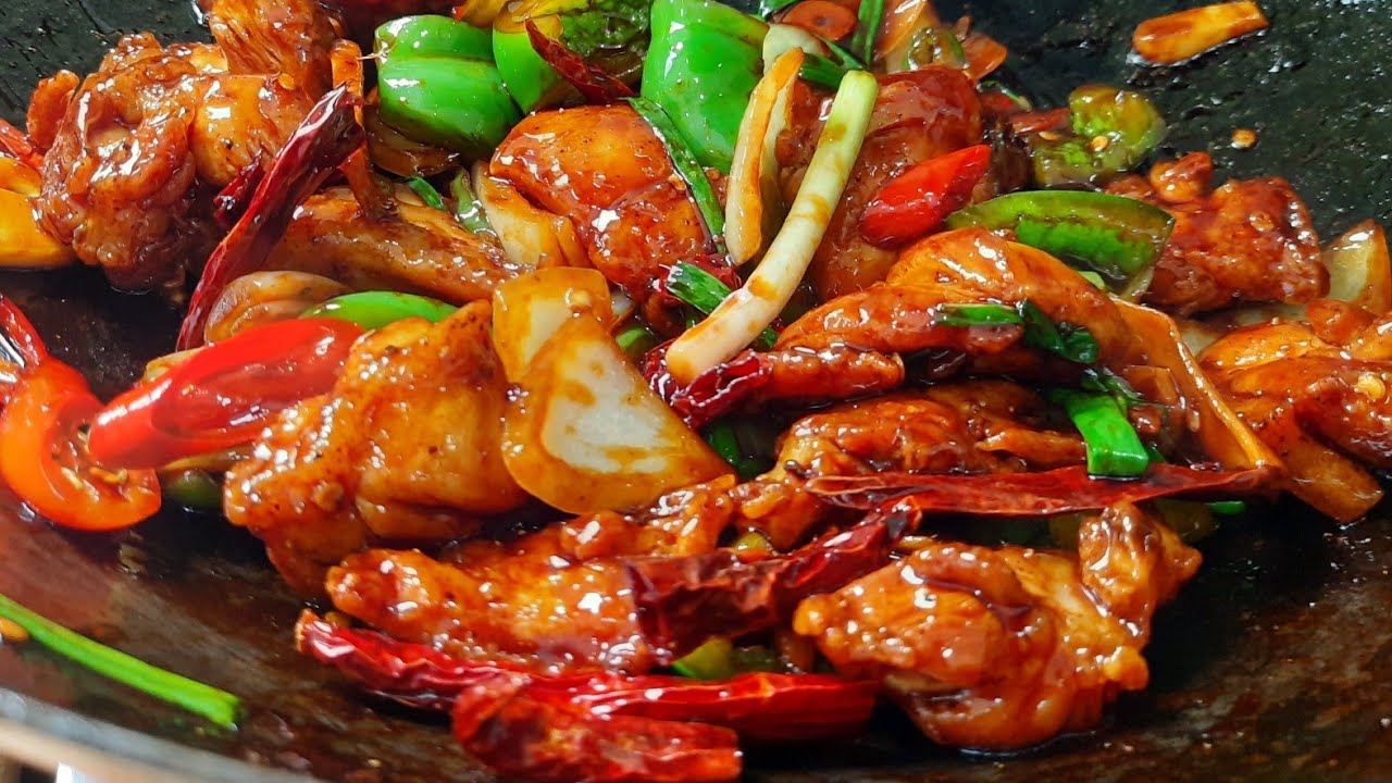 Restaurant style dry chili Chicken / Chinese style / Ayam cili kering / സിലി ചിക്കൻ  /சிலி கோழி