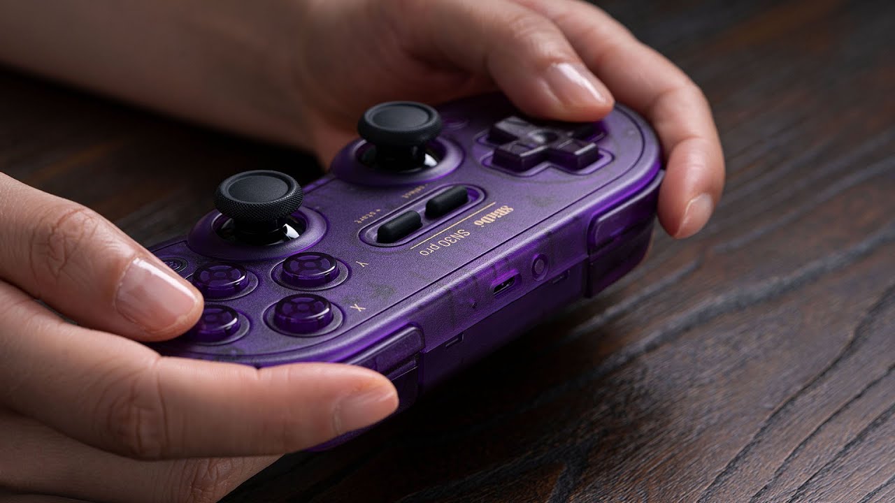 Прозрачный контроллер 8BitDo SN30 Pro (версия с эффектом Холла) и замена джойстику TMR.